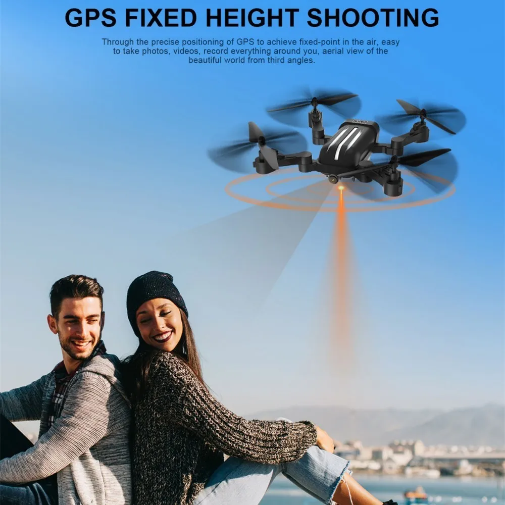 Квадрокоптер Bayangtoys X30 gps Дроны с камерой HD 5MP 5G Вертолет FPV удержание высоты