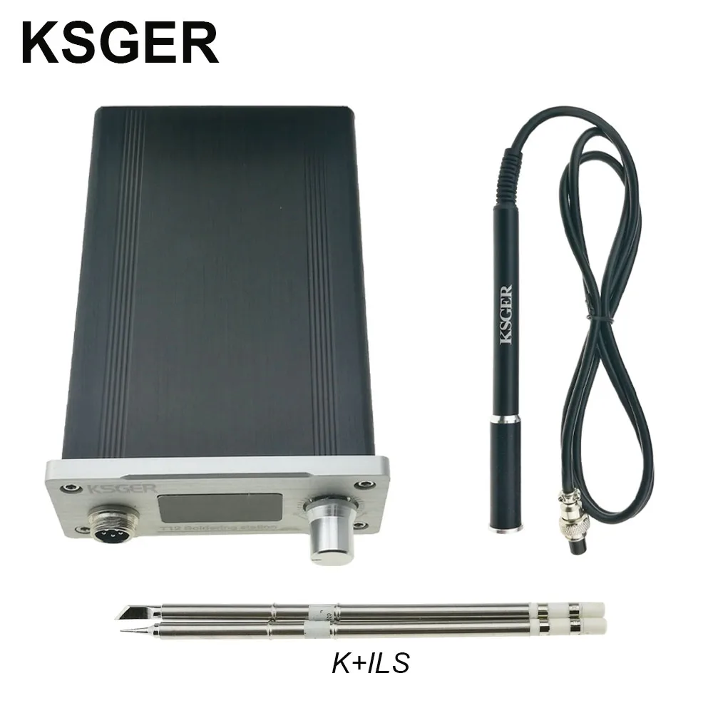 SET 5 KSGER V2.1S STM32 OLED T12 контроллер температуры металлический чехол Крышка паяльник станция 9501 паяльная ручка с батареей - Цвет: SET 5