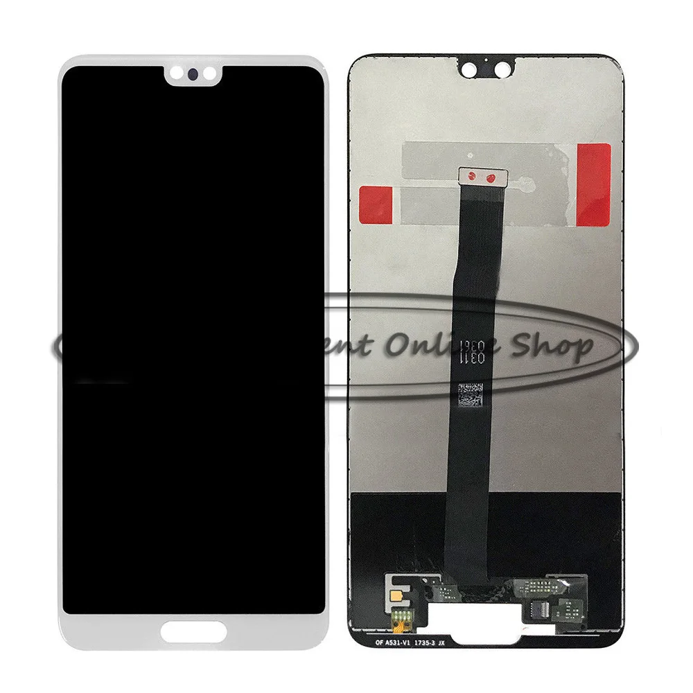 Оригинальный 5 8 дюймов для Huawei P20 EML L09 AL00 L29 Полный ЖК дисплей + сенсорный экран