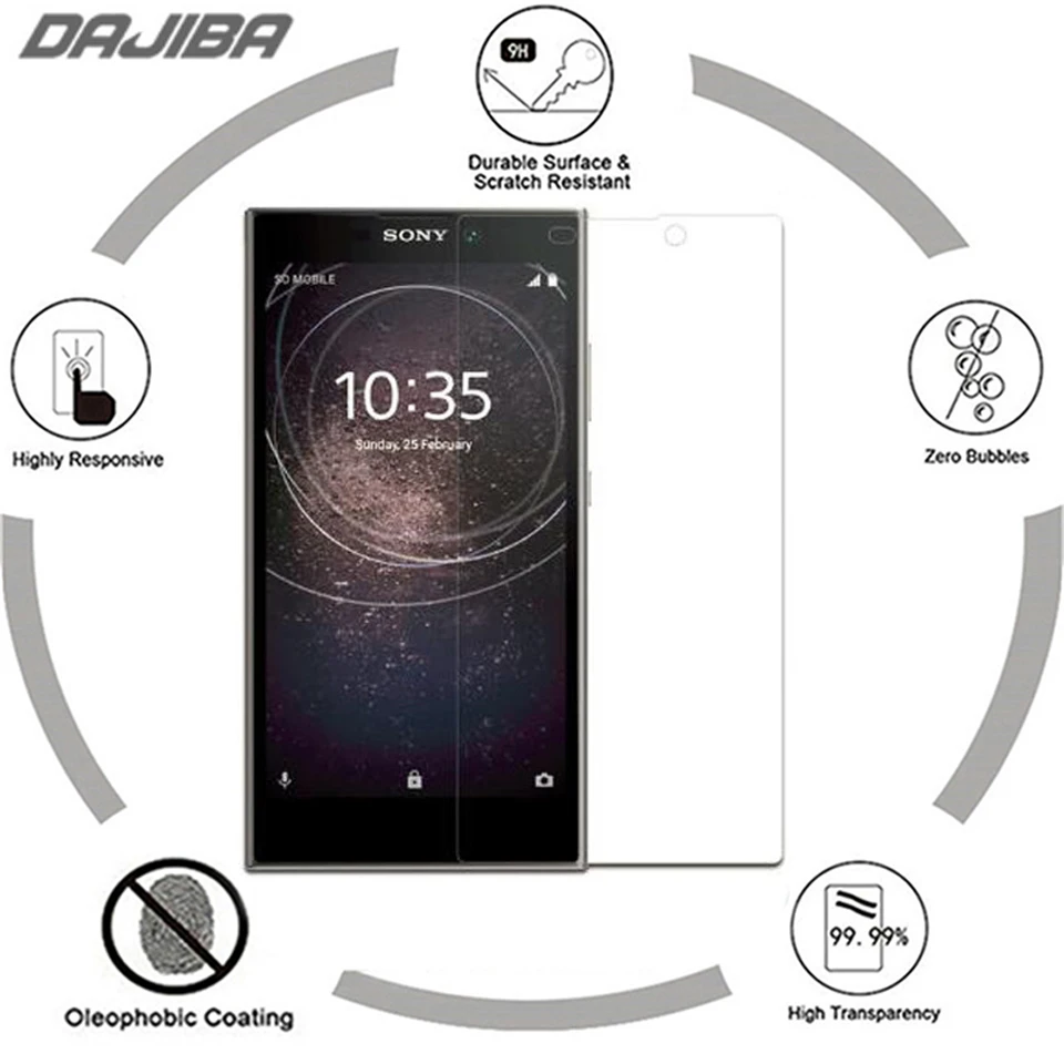 9H Screen Protector 2.5D Tempered Glass For Sony Xperia L2 Explosion-proof Protective Film L 2 | Мобильные телефоны и