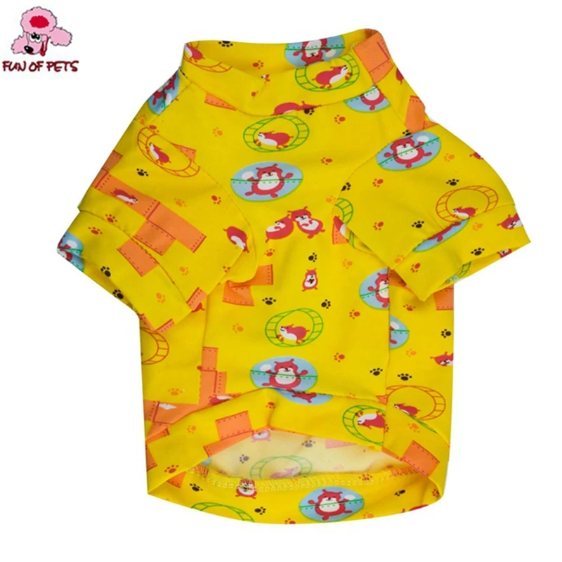 2017 новая мода весна и осень Милая желтая цветная футболка с рисунком крысы для