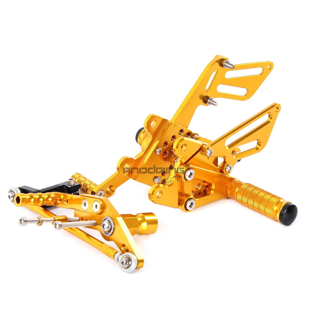 Полный CNC алюминиевый мотоцикл Регулируемый Rearsets задние наборы подножки для HONDA