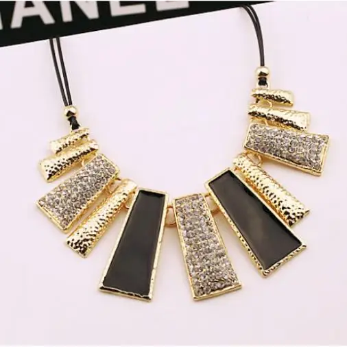 2016 женское модное объемное ожерелье чокер со стразами|bib necklace|fashion necklacenecklace fashion |