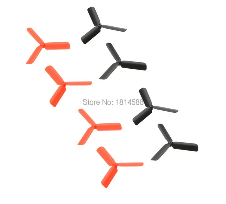 4 Pairs Upgrade Version 3-Blade CW/CCW Propeller for Hubsan X4 H107/H107C/H107L/H107D H108 H108C YD918 JXD385 RC Quadcopter Part | Игрушки и