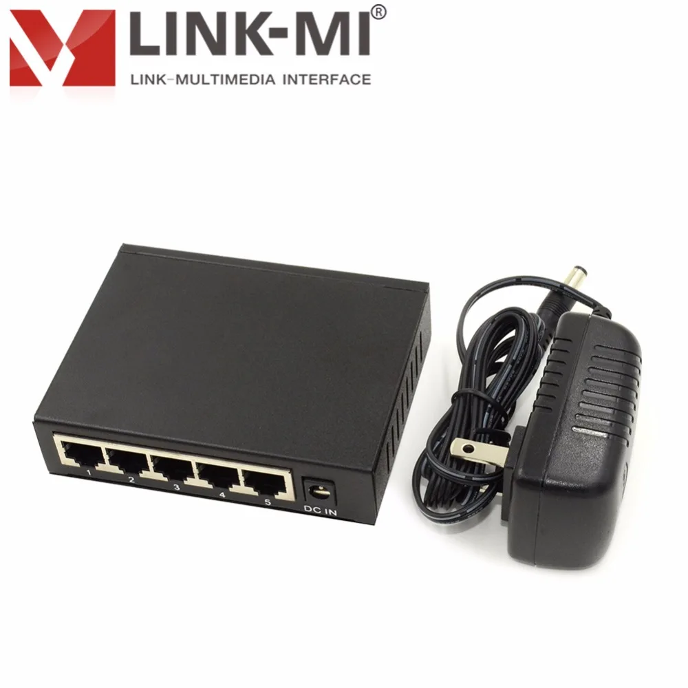 Настольный гигабитный Ethernet POE удлинитель с переключателем полный/полудуплексный