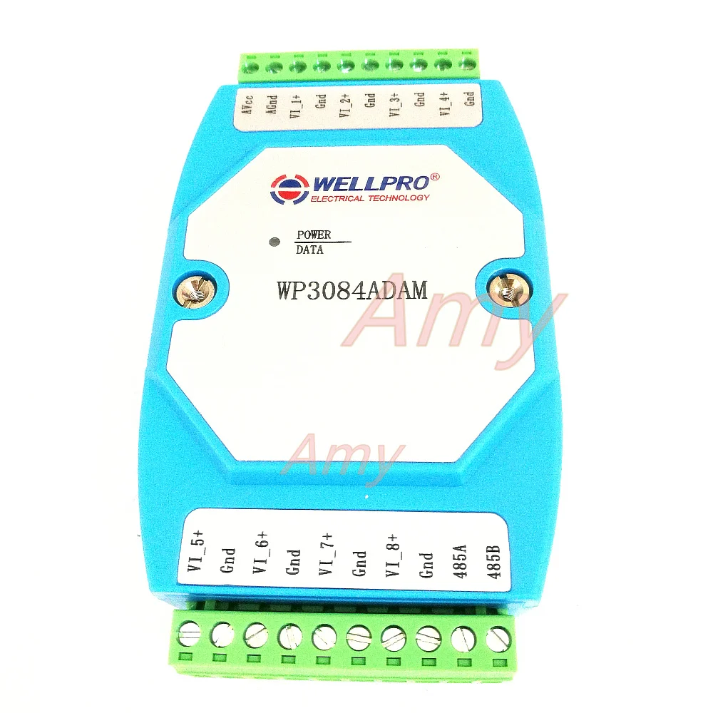 0 10 в аналоговый входной модуль сбора напряжения RS485 MODBUS связь|communication module| |