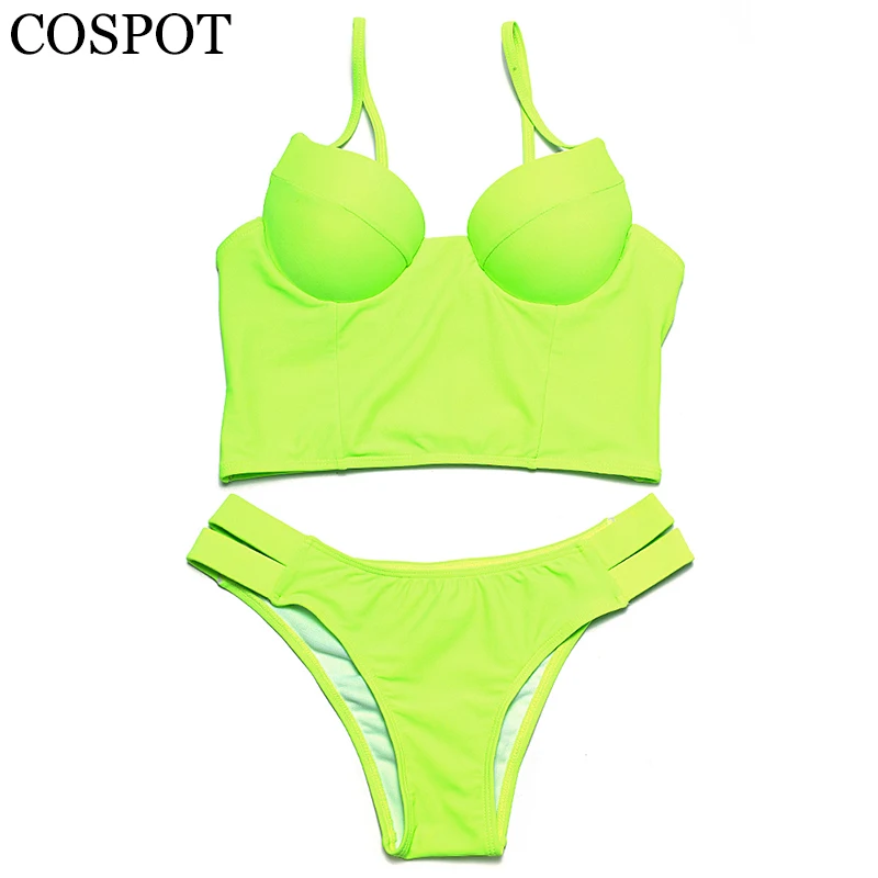 COSPOT женский купальник отдельные мини-бикини с трусиками Танга купальный костюм