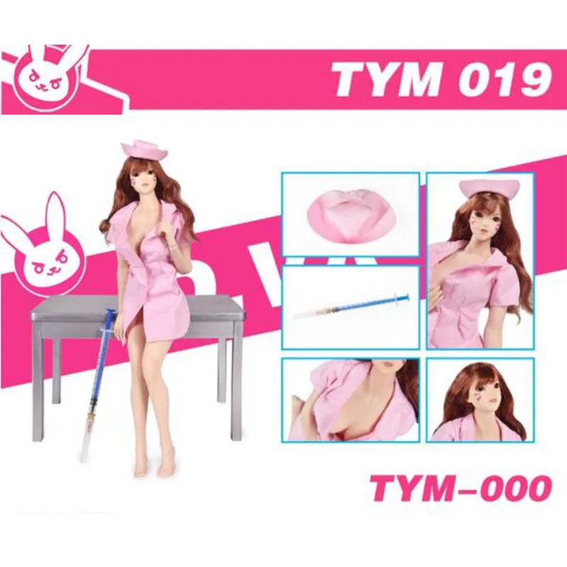 1/6 масштаб TMY019 D.VA голова девушки резная интернет привычка девушка длинные