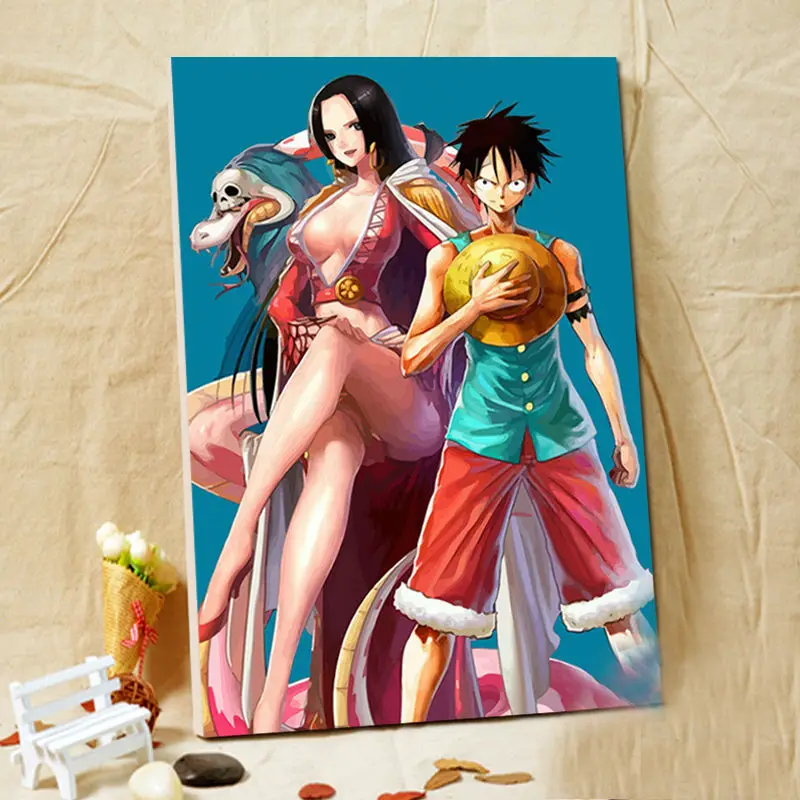 Картина маслом одна штука цифровая краска по номерам японский стиль мультфильм