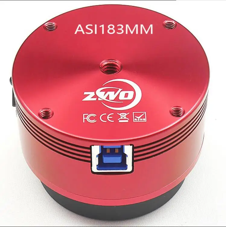 ZWO zhenwang ASI183MM Черный и белый цвета камера " фоторамка USB3.0 интерфейс с ST4 астрономическая камера