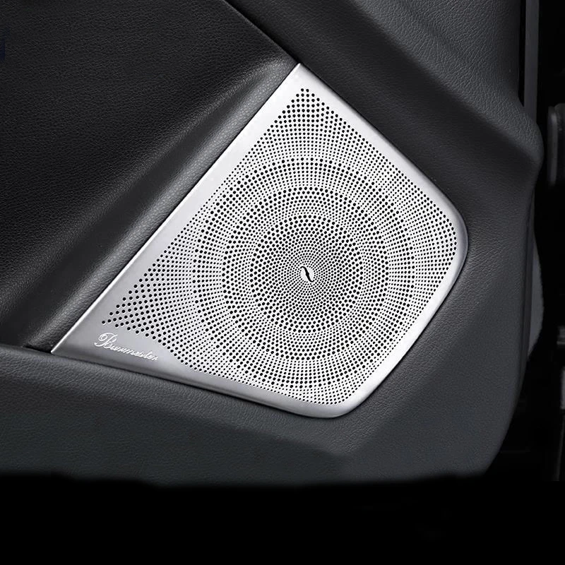 

Матовая Автомобильная Внутренняя дверь стерео аудио Колонка Автомобильная дверь громкий динамик Накладка для Mercedes Benz A Class CLA GLA W176 C117 X156