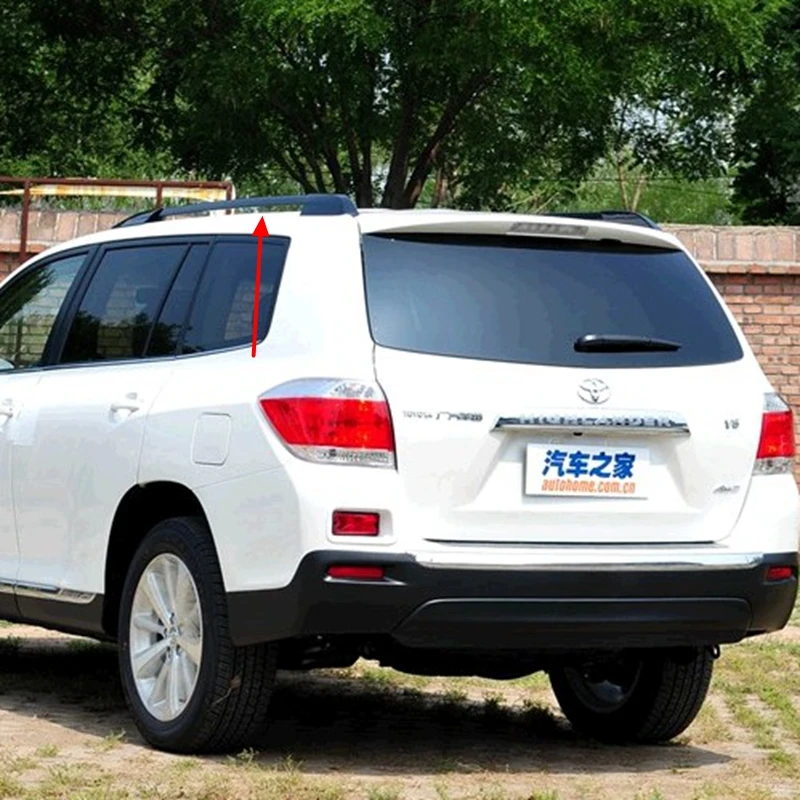 Подходит для Toyota Highlander 2009 2010 2011 2012 2013 алюминиевый сплав багажник на крышу боковые рельсы для путешествий на открытом воздухе
