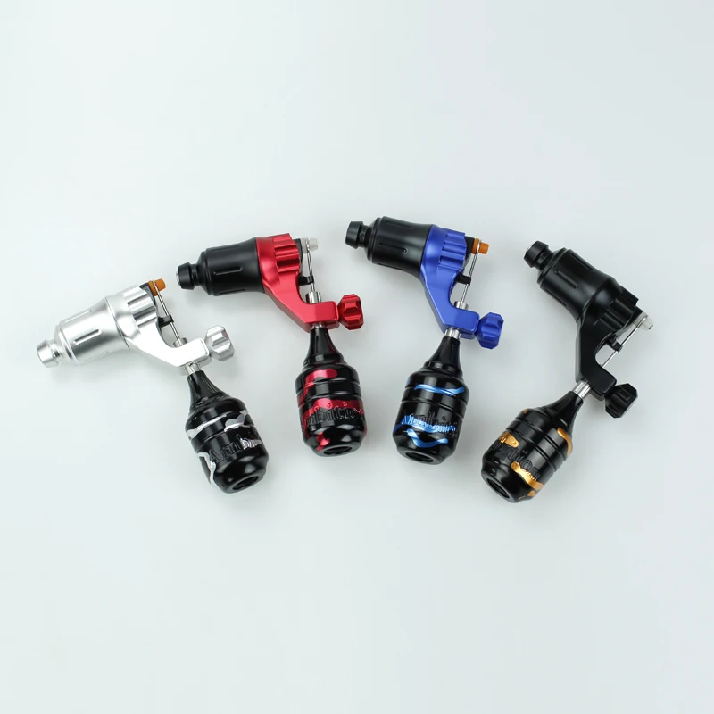 Professional High Quality Rotary Tattoo Machine Adjustable Stroke With RCA Clip Cord Gun Free Shipping | Красота и здоровье