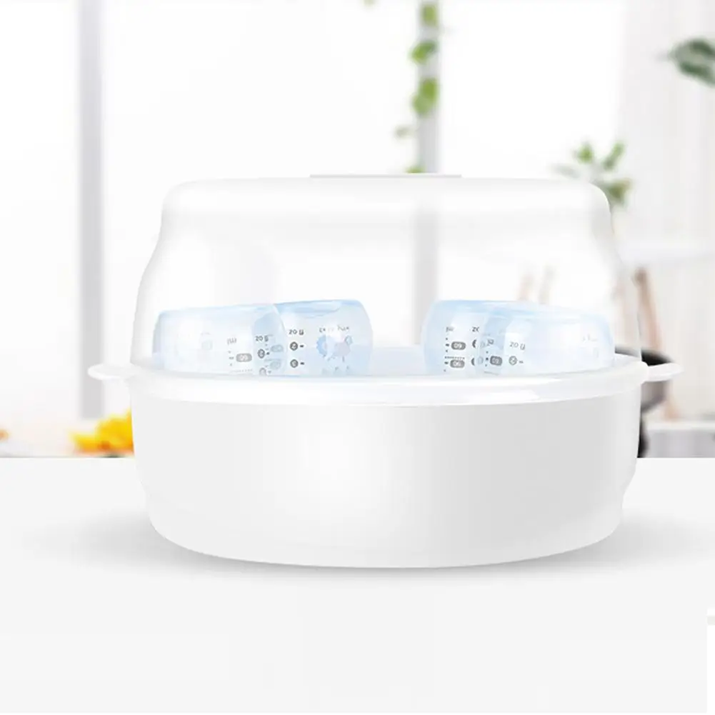 Детская бутылка безопасности СВЧ паровой стерилизатор набор BPA бесплатно