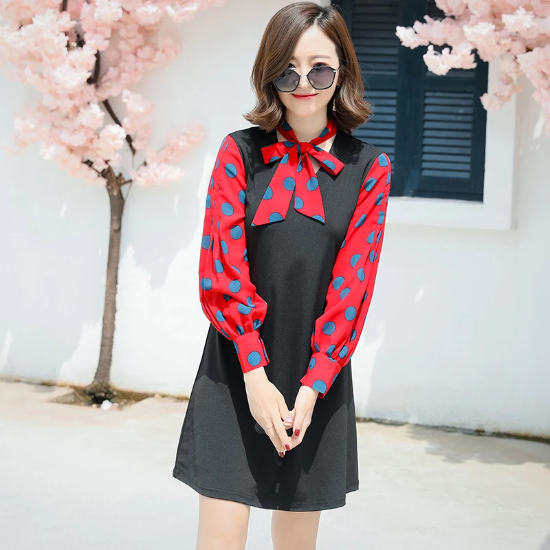 family look 2018 new arrived mother daughter dresses 100% Cotton Fashion wave Polka Dot mom and matching clothes | Мать и ребенок