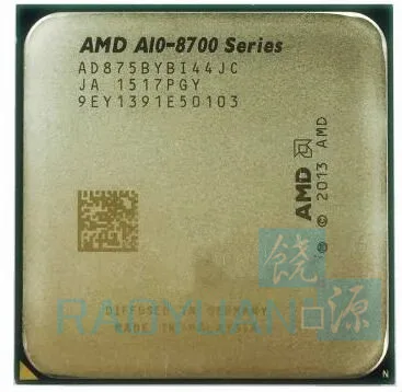 AMD A10-Series A10 8700 серии A10-8750B A10 8750 4 ядра 3,6 г 65 Вт AD8750YBI44JC AD875BYBI44JC Процессор процессор разъем FM2