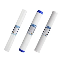3 levels 20 inch water filter sets 1 micron ppfsedimentudfgac granular activated carboncarbon block cto osmosis purifier