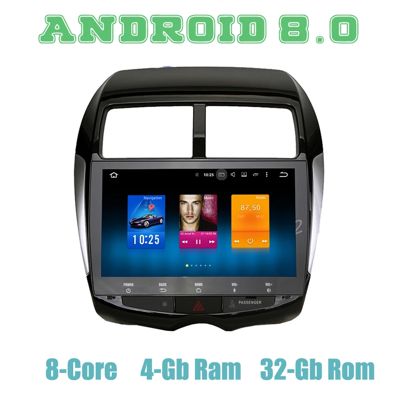 Автомагнитола для mitsubishi ASX PEUGEOT 4008 C4 10 2 дюйма Android 9 0 GPS Восьмиядерный процессор px5 4