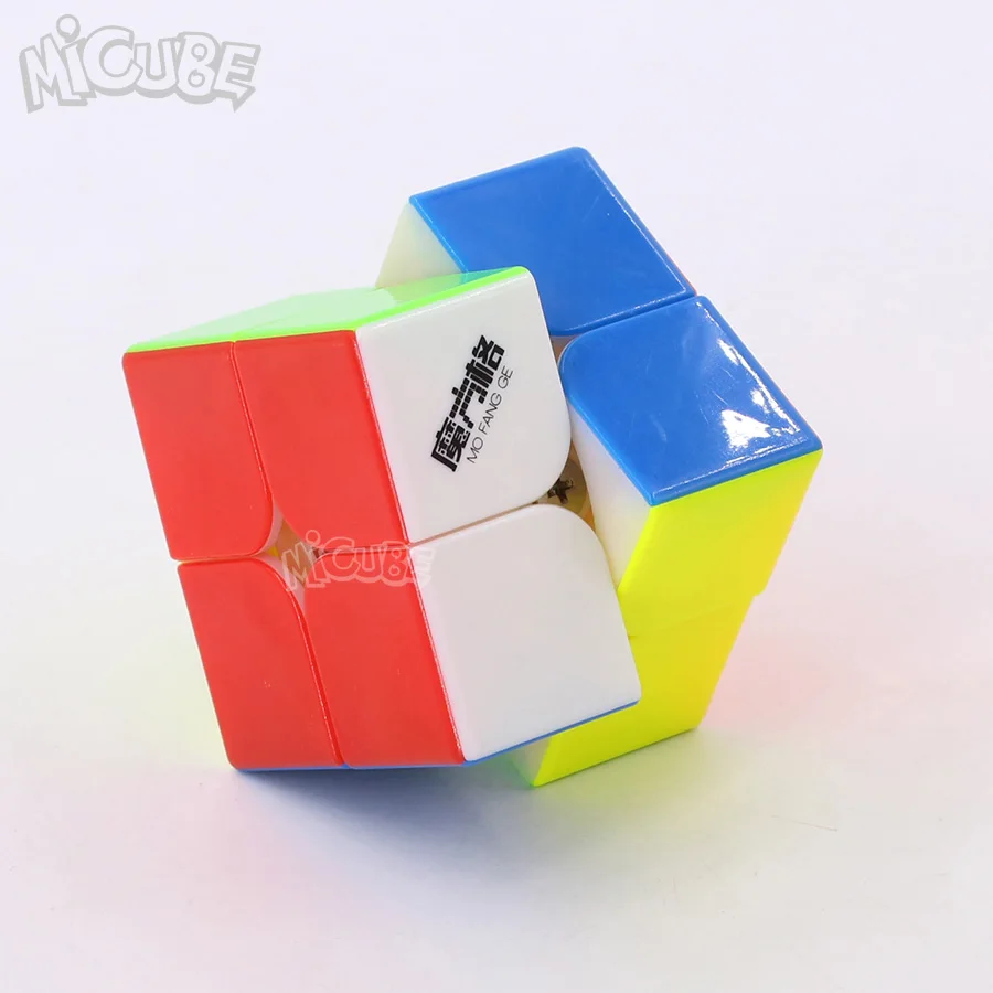 Mofangge Wuxia M 2x2 Магнитная Скорость Cube Черный Stickerless головоломки 50 мм игрушки для конкурса Cubo WCA чемпионата 2x2 по магниты