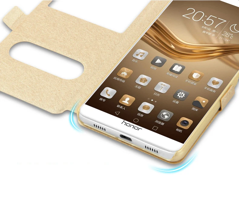 Для huawei Nova Lite чехол 5,0 с окошком быстрого просмотра флип из искусственной кожи чехол для huawei Nova Lite SLA-L22 чехол для телефона s