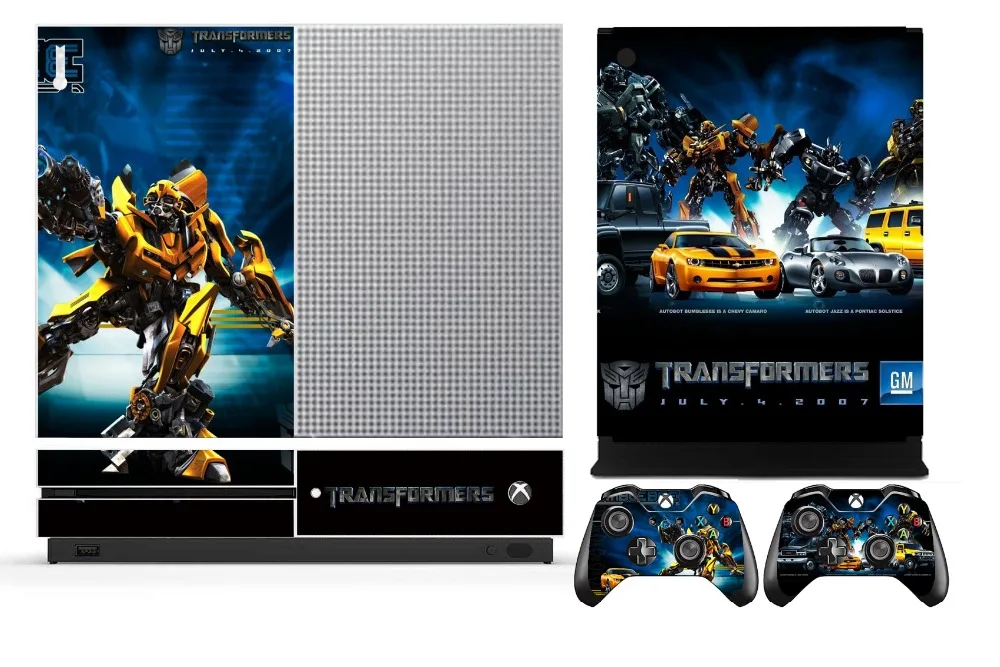 003 виниловая Защитная Наклейка для Microsoft Xbox One S и 2 защитные наклейки контроллеров