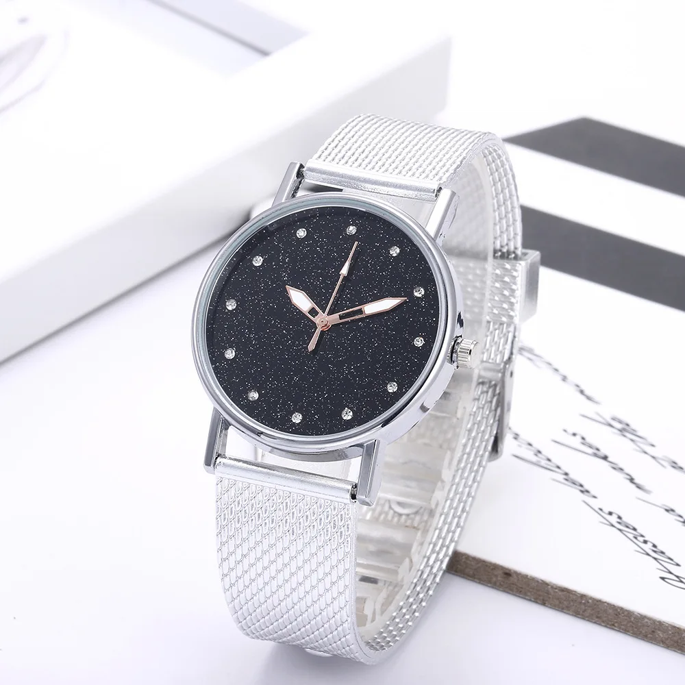 Женские часы со стразами звездное небо женские наручные relogio feminino reloj mujer zegarek damski