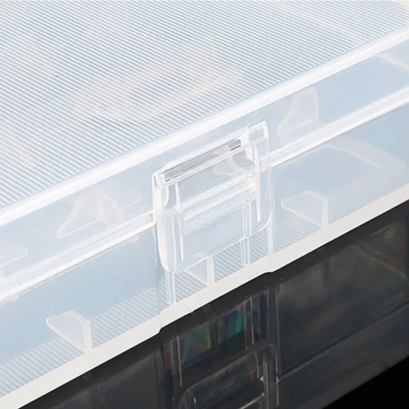 Mini Household Battery Storage Box AA/AAA Cases Holder Hard Plastic 4 Slots |