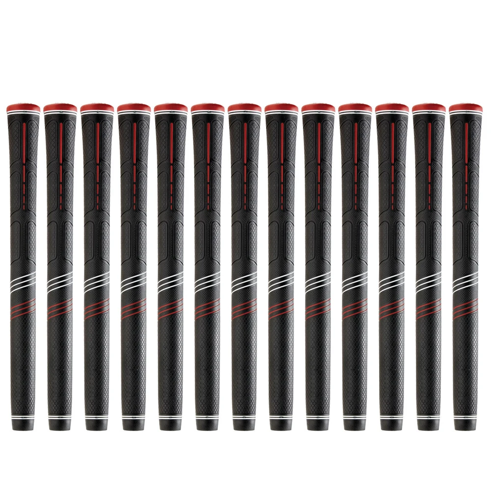 Standard Mediumsize Pro red and Wrap blue 13pieces/lot Brand Rubber Golf Grips Club Grips For Woods And Irons Wholesale