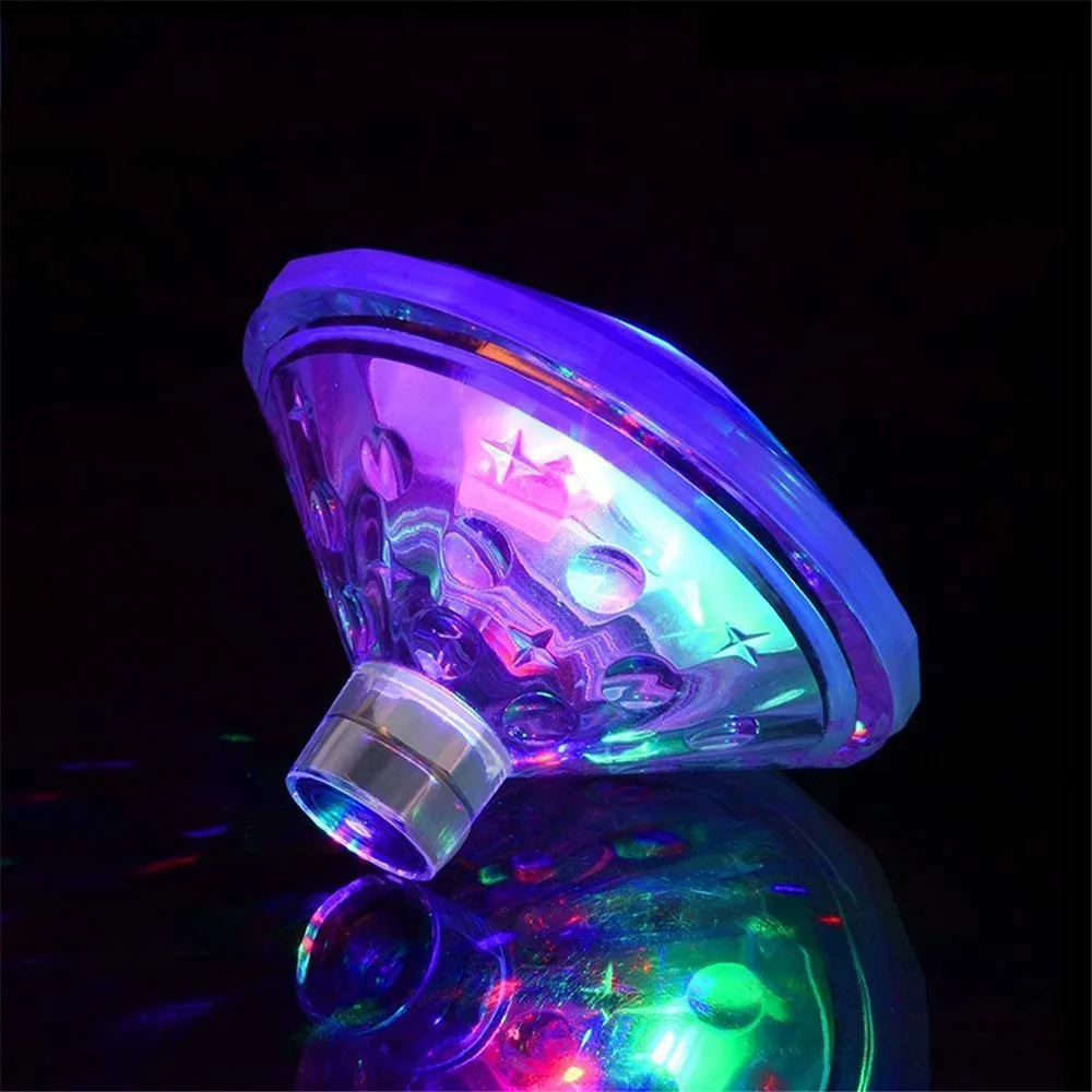 

Battery Powered Floating Underwater LED Disco Light Glow Show Swimming Pool Hot Tub Spa Lamp Colorful Bathtub Lights Pool Lights
