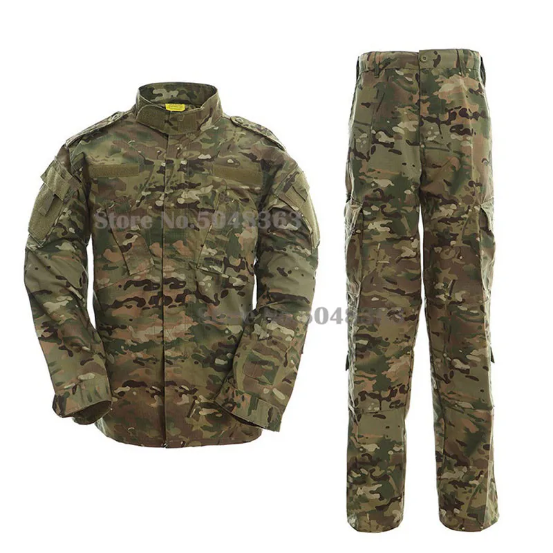 Тактическая Униформа BDU Multicam камуфляжная одежда для страйкбола пейнтбола охоты