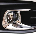 Для Citroen C4 2016 ABS хромированные передние противотумансветильник фары рамка декоративная наклейка крышка отделка автомобильные аксессуары Стайлинг 2 шт