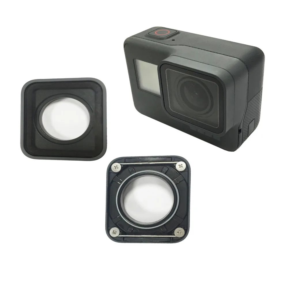 Сменный защитный объектив для камеры GoPro HERO5 черный стеклянный из алюминиевого