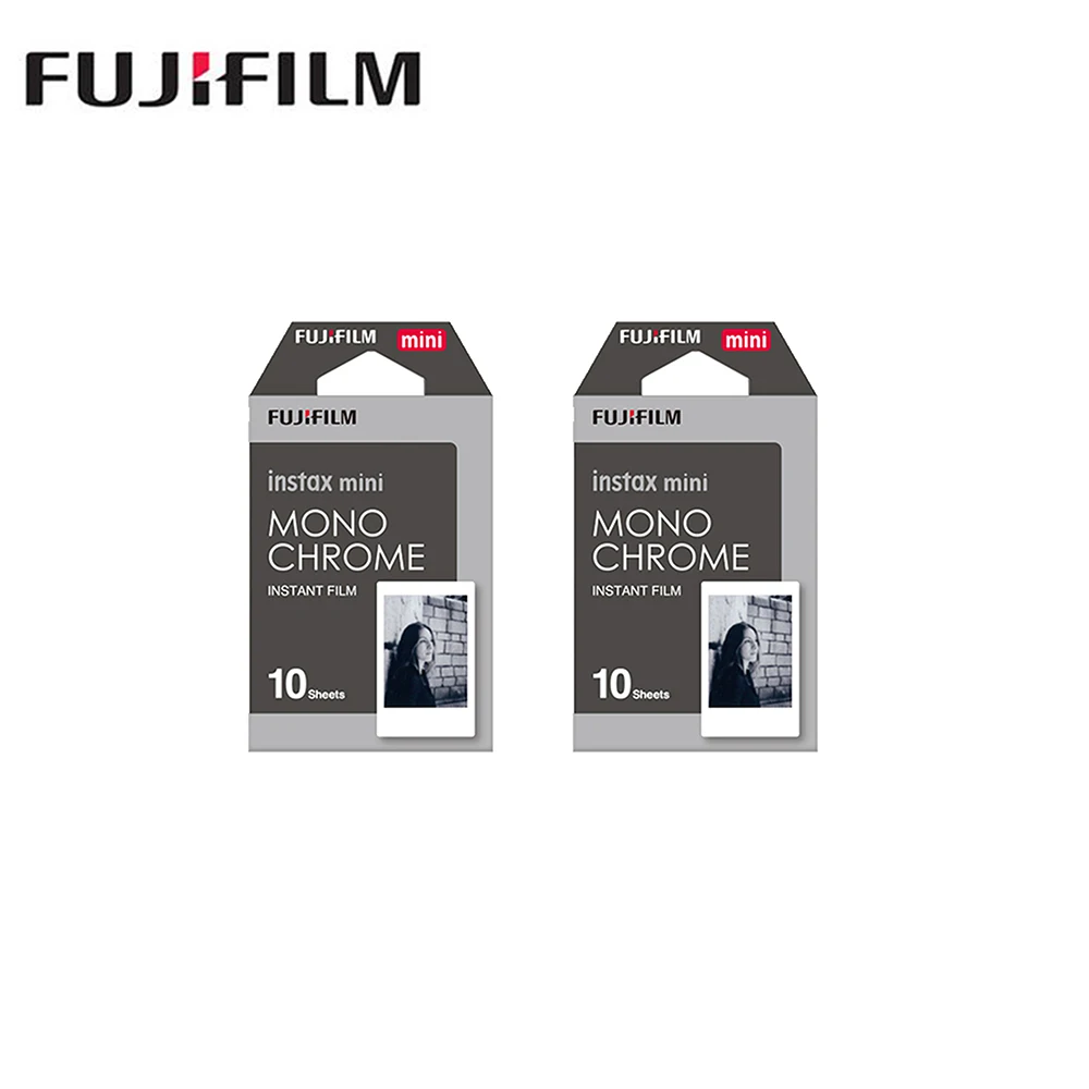 Пленка монохромная Fujifilm Instax Mini для Polaroid 8 7s 7 20 25 30 50s 50i 90 dw 2 упаковки|fujifilm instax mini