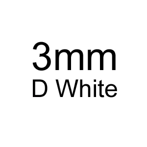 3mm-D white Распродажа, свободные муассаниты, камень, D-J, цветные, круглые, 3,0 мм, бриллиантовая огранка, муассаниты, синтетические бриллианты, камень, высокое качество - Цвет: 3mm-D white