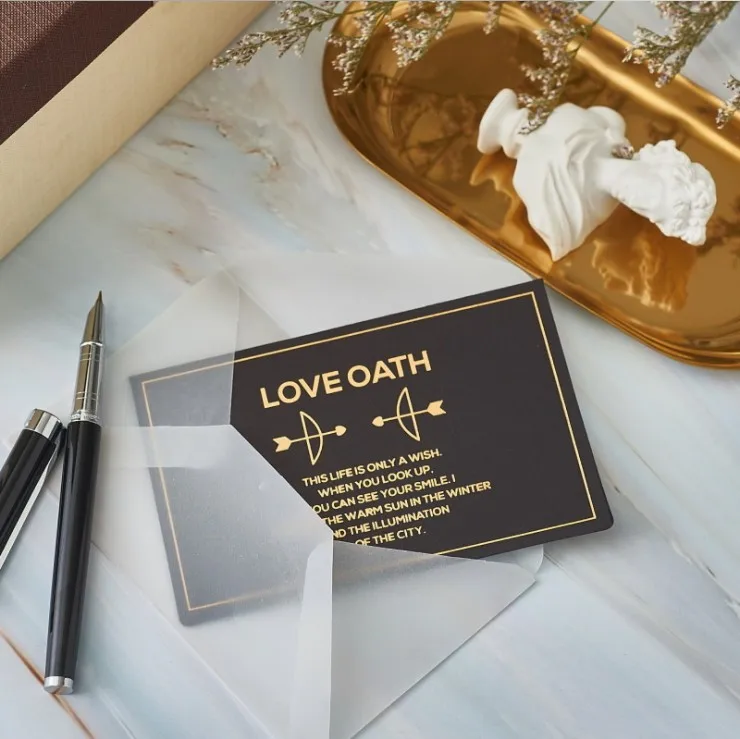 1 шт. креативная поздравительная открытка на день рождения Рождество бронзовая