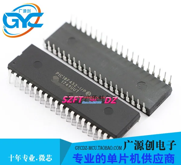 

SZFTHRXDZ 100% new original 5PCS PIC18F452-I/P DIP40