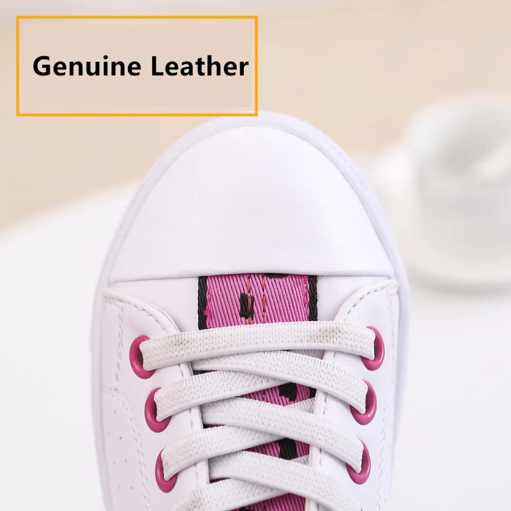 Новый действительно кожа детей вулканизированной Обувь детская спортивная