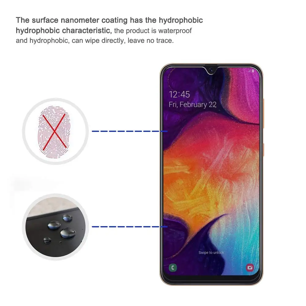 Защитное стекло 9H для экрана LG V50S Thinq антибликовое закаленное V50 противошпионское