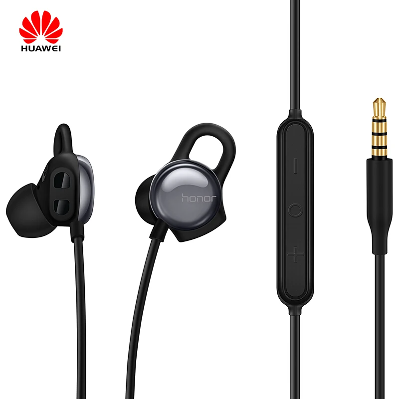 black Huawei Honor Проводная гарнитура AM16 Hi-Res стерео наушники-вкладыши Спорт eadphones мониторинга сердечного ритма для mate10/mate20/p20/p10/S8 Примечание 8 - Цвет: black