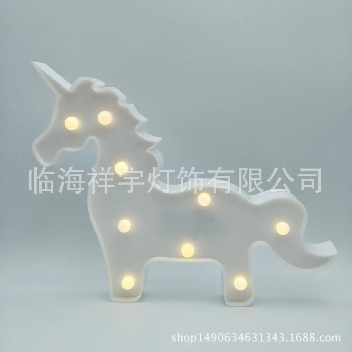 Light Grey Новинка животных светодиодный 3D ночной Светильник Единорог Фламинго олень вечерние украшения Детская комната ночники Детские игрушки AA - Цвет: Light Grey