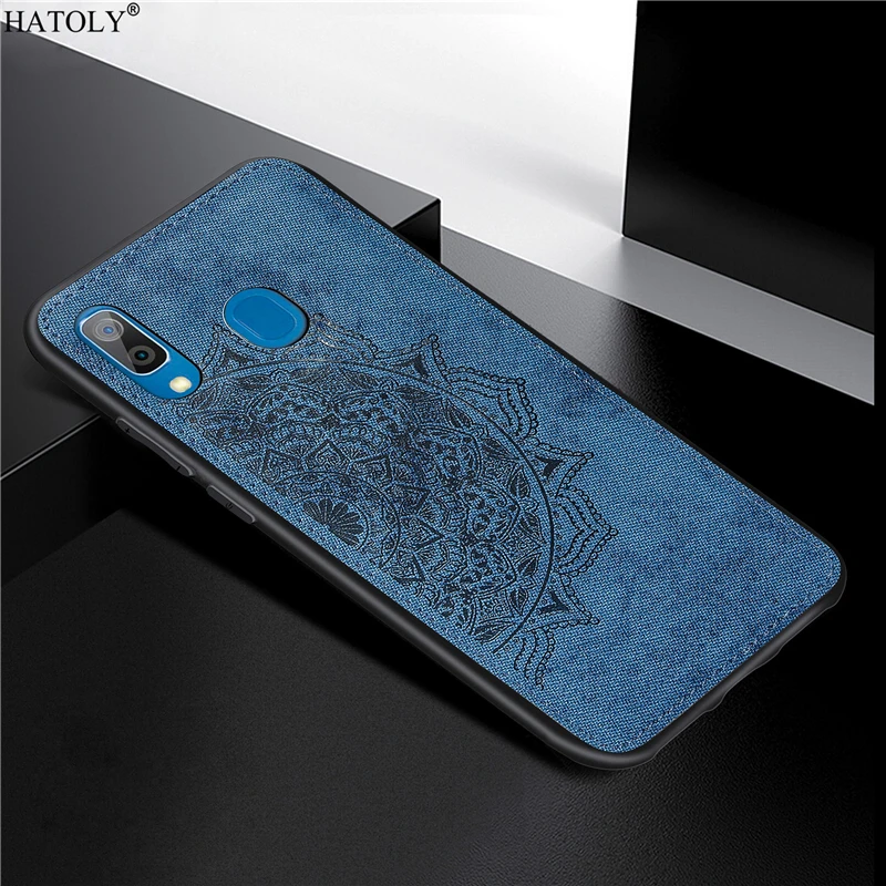 

Чехол для Samsung Galaxy A30, чехол с 3D рисунком, тканевый чехол для телефона Samsung A30 из ТПУ с рамкой для Galaxy A30