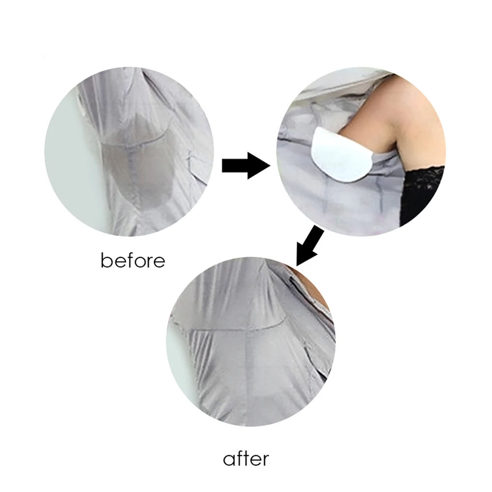 50pcs Underarm Pads Sweat Summer Deodorants for Women Dress Clothing Armpit Absorbing Cotton Patches Stickers | Красота и здоровье
