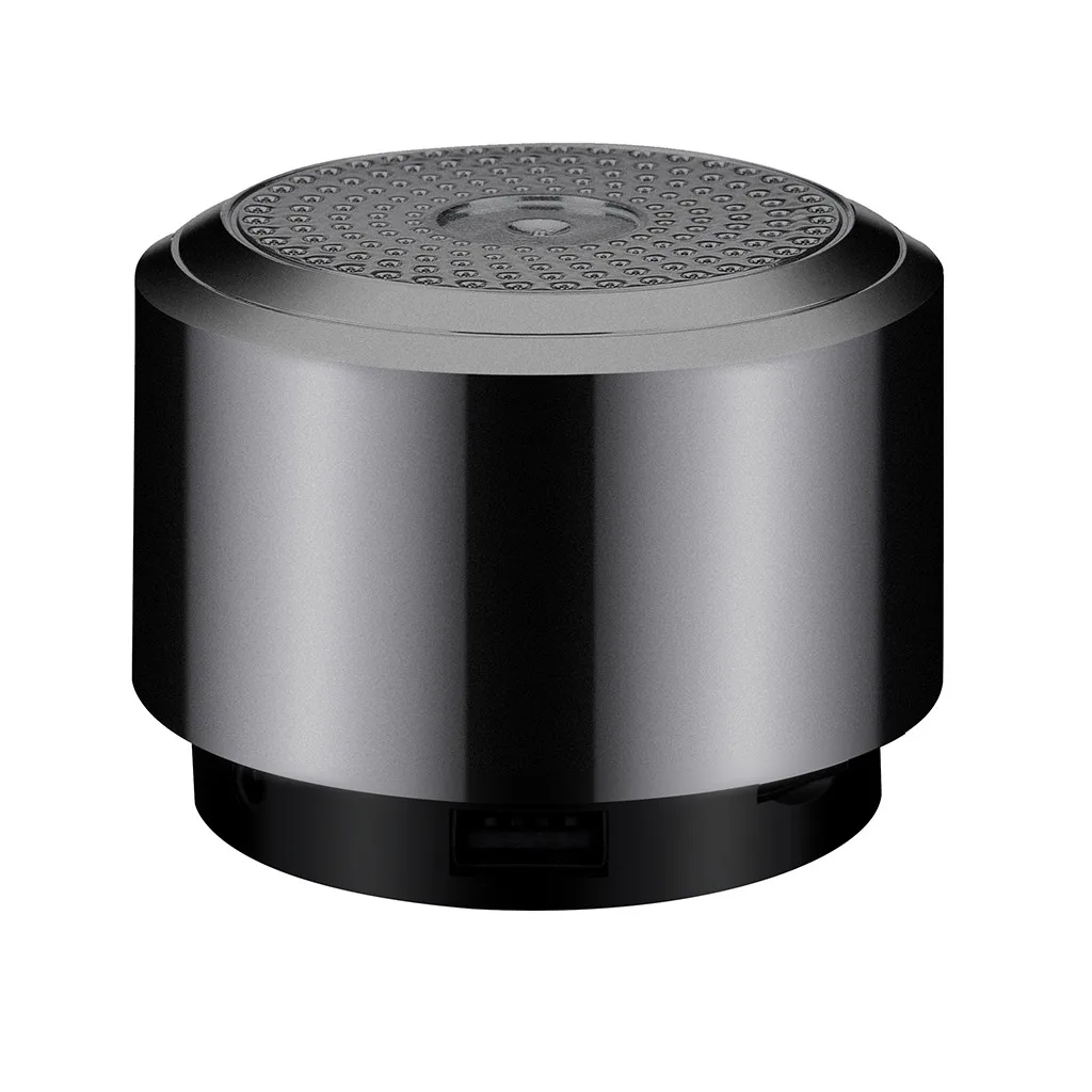 Gray Мини Bluetooth динамик USB светодиодный беспроводной портативный музыкальный сабвуфер Small7.3gh - Цвет: Gray