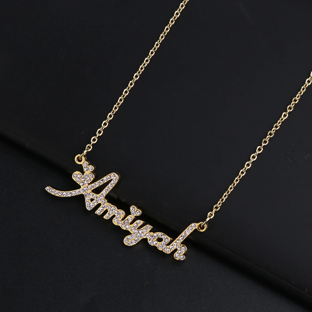 Новинка 2019 ожерелье с фианитами на заказ классические женские свадебные