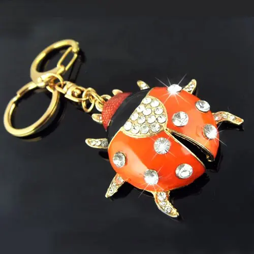 Милые Броши с красной эмалью в виде стразы s подвеска &quotБожья коровка&quot брелок
