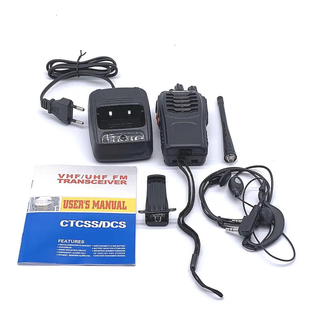 Without Box Baofeng BF-888S портативная рация 888s 5W 16 каналов 400-470MHz UHF FM приемопередатчик 6m двухстороннее радио для уличных гонок - Цвет: Without Box