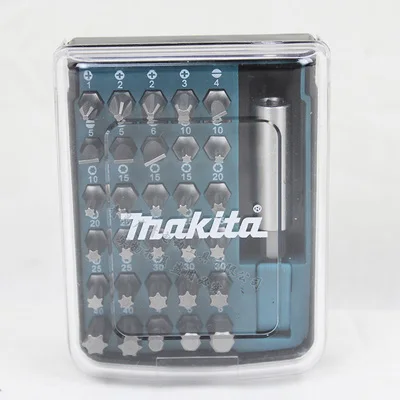 Японский Makita электродрель сверло с головка электрической отвёртки комплект внутри 6-угольный головы с крестообразной головкой - Цвет: 31 piece suit (Fang