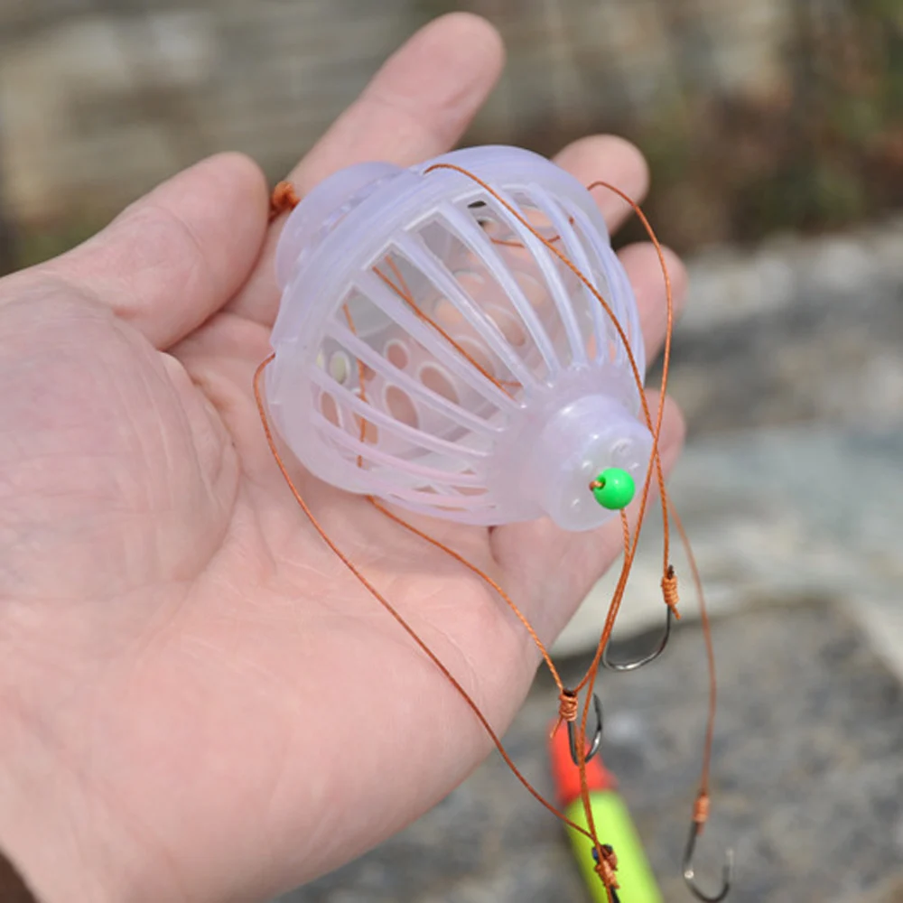 Поплавок для ловли карпа морской Монстр с шестью прочными взрывными крючками два