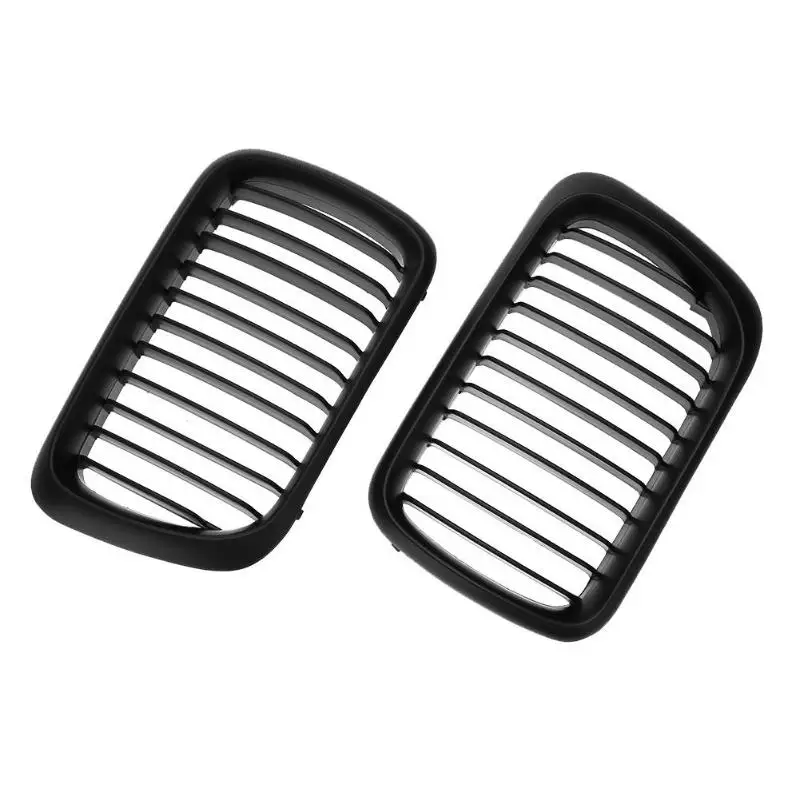 1 пара матовых черных аксессуаров для украшения автомобиля Решетка переднего