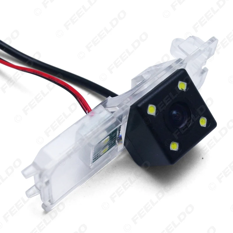 FEELDO Rear View Car Camera With LED Light For Volkswagen Passat B7/Magotan/Golf/Phaeton/Passat CC/Scirocco/Polo/Superb #4057 | Автомобили